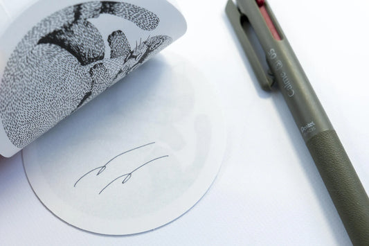 丸型メモ帳（ロゴねこ）