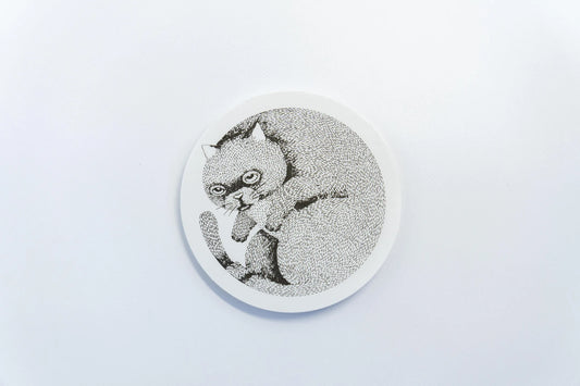 丸型メモ帳（ロゴねこ）