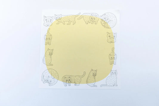 四角型メモ帳（やまねこ）