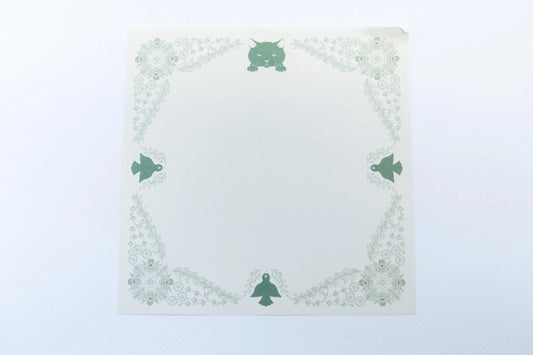 四角型メモ帳（山猫の庭）